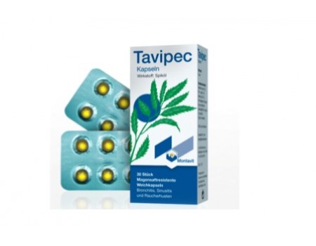 Tavipec 150 mg. 20 capsules